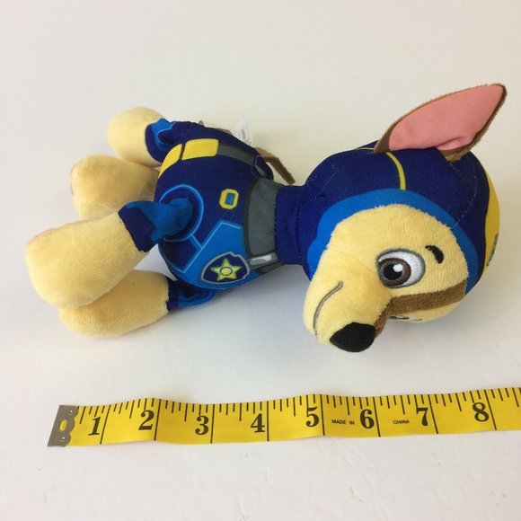 Paw Patrol Chase 8" Soft Plush Police Dog Toy Doll Stuffed Animal Nickelodeon - Picture 11 of 11
